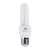 佛山照明（FSL）节能灯E27螺口灯泡超亮螺旋口直管U型三基色荧光灯管E27螺口T4-2U-11W-黄光2700K