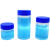 高硼硅透明玻璃蓝盖试剂瓶广口瓶化工实验大口样品瓶密封瓶耐高温 透明200ml四氟垫