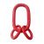 吊环强力环子母环大小环吊索具配件吊具吊装工具吊车圆环 子母环4.75吨