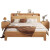 郎仕哲北欧实木床1.8米现代简约1.5米双人床卧室高箱储物原木风家用大床 床+2个床头柜 1.8米*2米抽屉款