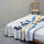 水星家纺家用床上用品法兰绒毯DH 若欧法兰绒毯 150cm×200cm/条