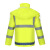 鸣固 分体式雨衣雨裤套装防汛分体式反光雨衣可定制 荧光黄 3XL