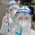 瑞恒柏防病毒面罩 疫情防护面罩隔离透明高清护目面屏帽防尘防飞沫病毒 儿童款-蓝色10个装