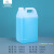 急先锋 HDPE方形塑料扁方桶6L吹塑香精桶小口塑料瓶定制 黑色(需定做)