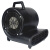 动真格（DongZhenGe）地面吹干机商用鼓风机地毯烘干燥厕所强力吹风机大功率工业吹地机AA 900黑色