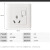 公牛 插座墙壁家电开关插座守护一开单极16A插座86型G32E204白色（定制）
