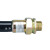 防爆软管连接管不锈钢管防爆配电接线箱橡胶软管螺纹绕性管穿线管 DN32*500(1.2寸)
