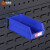 科瑞尼 JZKBG-03B蓝色背挂式零件盒五金工具零件盒PP材质