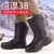 安小侠 羊毛雪地靴皮毛一体冬季保暖加厚防水高筒皮鞋 黑色AXX-ZB-1642 43码