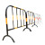 铁马护栏加厚 道路围栏 市政护栏 道路施工护栏 隔离栏公路护栏 1.2米*1.5米黑黄铁马