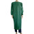 慎固防水罩衣防污耐油厨房水产养殖长款围裙 加厚品质款 绿色 中号