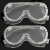金固牢 PC四珠大风镜防护眼镜 护目镜防冲击防飞溅眼镜骑行防风沙眼镜耐酸碱 透明镜片