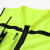 瑞可特 RSF48 监察款反光背心 施工程荧光服 多口袋施工马甲 交通骑行服 绿黑拼接马甲 
