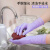手套家务一次性耐用级洗碗加长橡胶厨房 短款 1包30只[食品级]乌梅紫 M