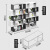 圣迪办公室家具文件柜创意组合装饰书架隔断墙展示置物架格子柜 黑色单个4个起拍 1.4mm