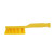 食安库 SHIANKU  食品级清洁工具 小手刷设备清洁刷 超硬毛 黄色 21126