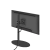酷件可竖屏旋转电脑显示器底座通用适用华硕飞利浦LG台式升降支架 黑14-43寸承重加强型升降+旋转+俯仰角