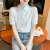 皮尔卡丹（pierre cardin）短袖衬衫女2024年夏季新款百搭设计感上衣法式时尚气质polo领衬衣 白色 S