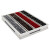 冰禹 BYjj-120 铝合金防尘除尘地垫刮泥地毯 定制商品不退换 1mm壁厚膜1平米单价 三条纹红色