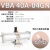 型气动增压阀VBA20A-03GN压缩空气增压泵VBA10A/40A气体加压 VBA40A-04GN