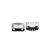 MICRO180度母座平口安卓母座MICRO直型AB型常规加长USB连接器定制 SLH-770 MICRO 180度 B型 无卷边
