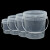 冰禹 BYA-153 透明水桶 塑料桶 密封打包桶 小水桶涂料桶 5L带提手  
