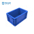 Raxwell蓝色EU系列周转箱长方形加厚塑料物流箱汽配箱水产养鱼养龟箱收纳整理储物分类箱RHSS4004