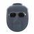 适用于优质电焊工护脸神器夏季夏季面部防护罩眼镜氩弧焊护脸防面具焊帽 pp透气面罩+3个灰镜(送绑带)