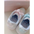 李宁李宁玛丽猫板鞋女鞋2023秋季新款草莓熊迪士尼联名休闲鞋小白鞋 米白色 36