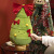 乐怡萱圣诞老人玩偶毛绒玩具公仔圣诞节树装饰雪人娃娃摆件礼物抱枕女生 姜饼人 40厘米