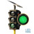 适配交号灯 红绿灯临时路口交通灯LWL AL-XHD-200移动款学校驾校路口临时红绿灯 AL-XHD-300固定款
