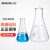 比克曼生物 锥形瓶玻璃三角烧瓶加厚高硼硅毫升广口化学三角瓶实验室 【大口/喇叭口】3000ml-1个