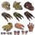 中杰铭 中杰铭恐龙爪子手套玩具软胶塑胶仿动物模型男孩儿童侏罗纪世界 军绿色恐龙爪子 1只