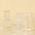 贝傅特 pvc包装盒 透明盒子长方形磨砂透明饰品塑料盒 8*8*20cm