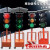 定制太阳能可移动升降红绿灯场地驾校指示灯道路交通信号灯 橙色