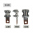 宽选工品 铜铝设备线夹 螺栓型钎焊线夹变压器电缆接线端子 (JTL-800A)/10个