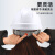 SFVEST安全头盔ABS工地施工安全帽国标加厚建筑工程工作帽定制logo印字 白色双耳带
