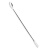 垒固 不锈钢药勺称量勺试剂勺 16cm 单头不锈钢药匙 