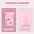 加厚快递袋粉色卡通印刷袋防水物流包装袋子打包袋塑料袋 粉色卡通小熊款 20*50cm 【1捆100只】