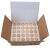 鸡蛋包装盒防震珍珠棉鸡蛋托快递专用泡沫打包箱装鸡蛋的盒子防摔 30枚对扣托+纸盒*1套