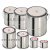加厚调漆罐油漆桶铁小铁罐乳胶漆桶留样桶带盖密封铁皮桶0.3-20L 4L