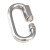 海斯迪克 HKCL-234 304不锈钢快速接环 钢丝绳配件 锁扣攀岩登山保险扣链条扣梅陇锁连接环 M4(承重227kg)