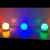 蓓尔蓝 DS0160 LED彩色小灯泡e27螺口圣诞装饰g45七彩跑马灯泡 3w白色3个