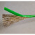 包塑钢丝绳加粗晾衣绳晒被绳户外遮阳网葡萄架猕猴桃百香果专用绳 绿色2mm直径--50米送4个铝扣
