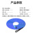 创优捷 光纤跳线 铠装 单纤 LC/UPC-ST/UPC-单模-G.652D-3mm-1M-LSZH-蓝色