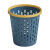 迪航 塑料镂空垃圾桶 大号 压圈无盖纸篓 加厚垃圾篓 4色可选 内含10个 GY1