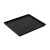 塑料托盘长方形方盘加厚元件盒物料盒零件盒工具周转箱黑色 12号方盘外尺375*310*20mm(不加