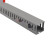 pvc塑料电缆走线槽网线线槽布线线槽电柜理线槽阻燃PVC槽明装 50*25灰色 100米/件
