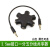 绿特 3.5mm一分五耳机音箱分线分配音频转换头手机音源共享器 黑色