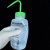 进口料塑料洗瓶彩色塑料清洗瓶吹气瓶弯管弯头冲洗瓶清安全洗瓶丙酮乙醇甲醇 广口洗瓶500ml（橙盖）